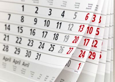 Pick a date for your upcoming school calendar