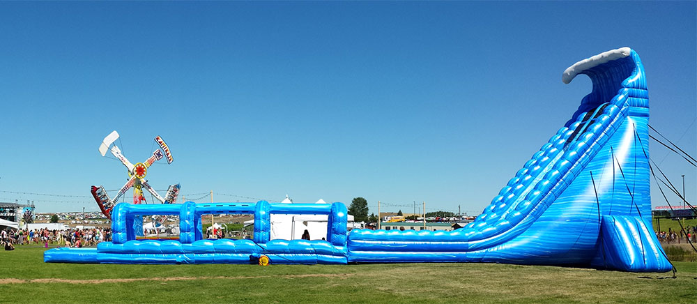 100-Foot Blue Crush Xtreme Water Slide rental