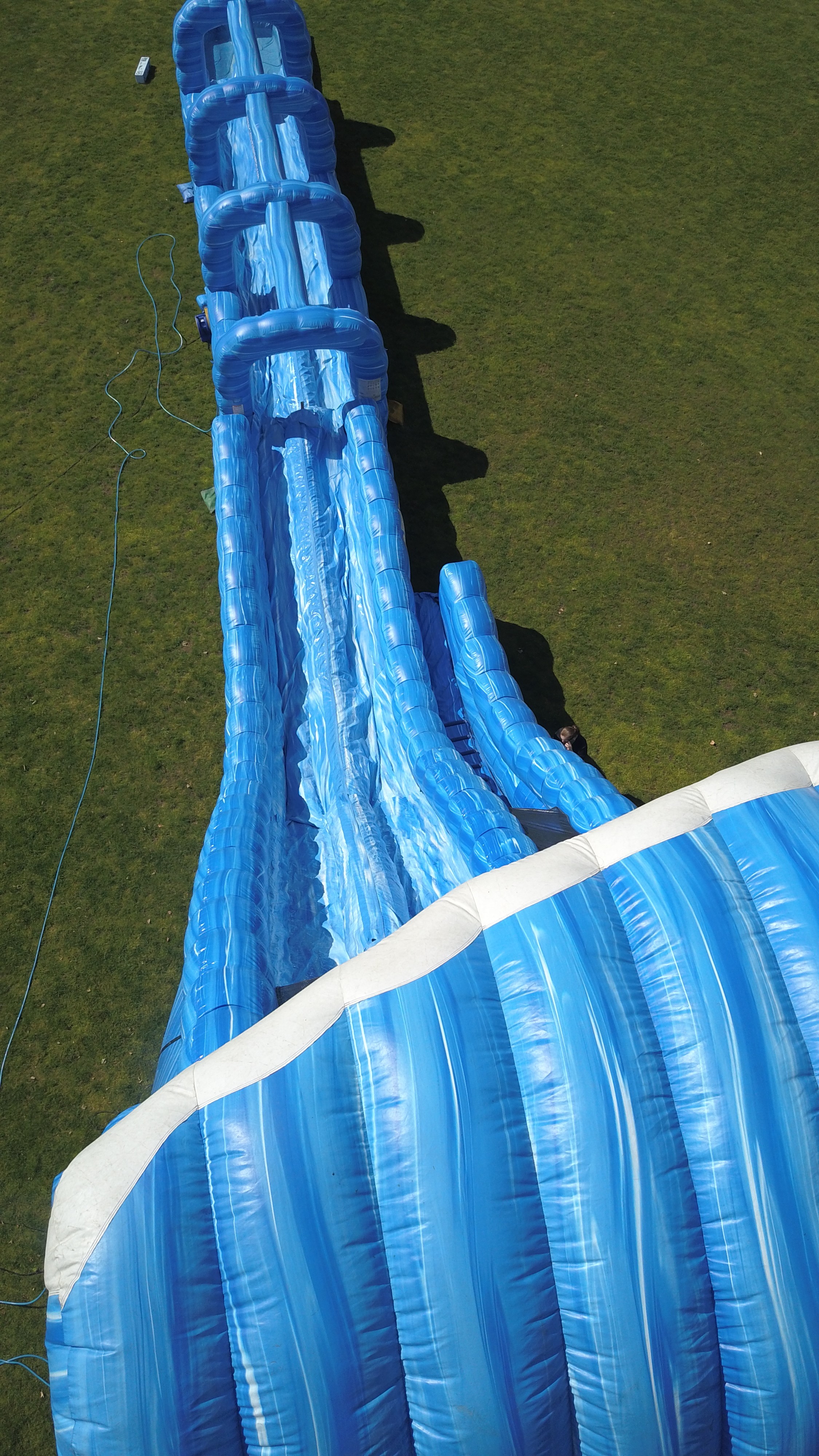 100-ft Long Blue Crush Water Slide Rental · National Event Pros