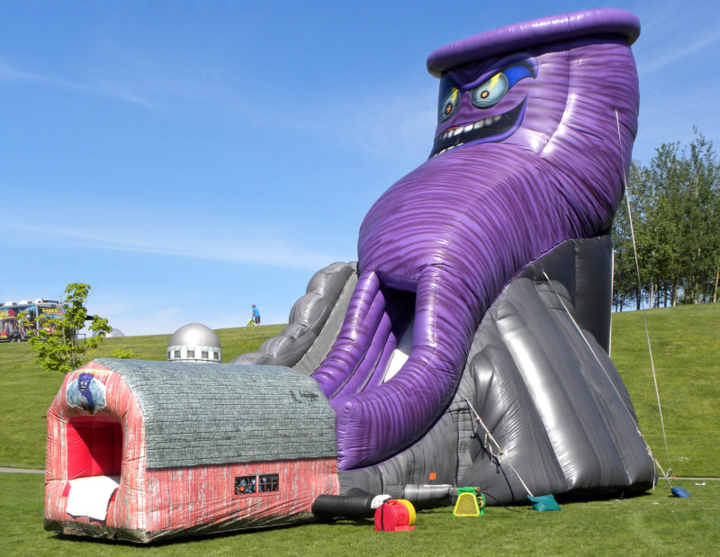 Tornado Themed Inflatable Slide Rental · National Event Pros