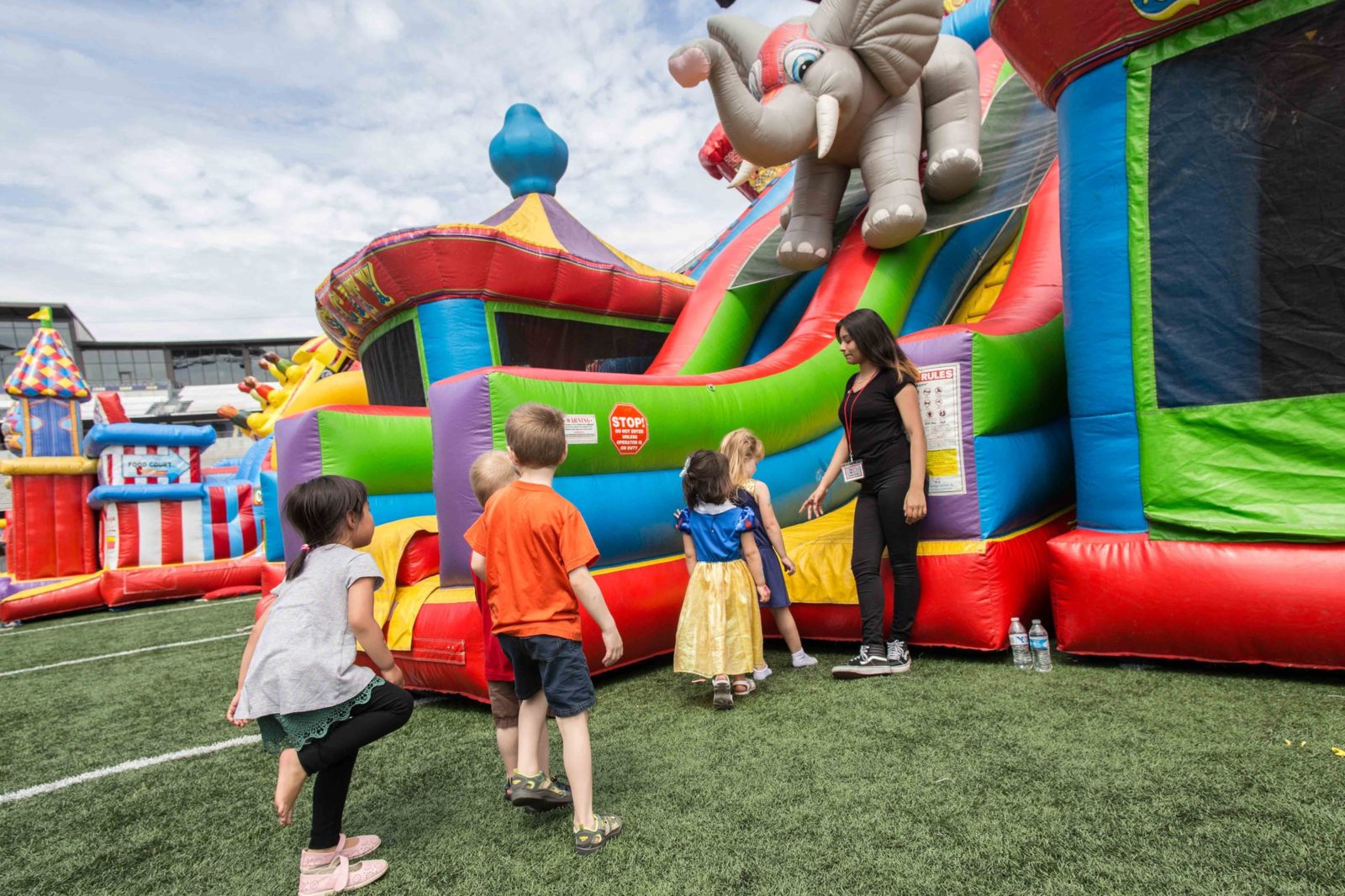 giant inflatable kids ride rental 