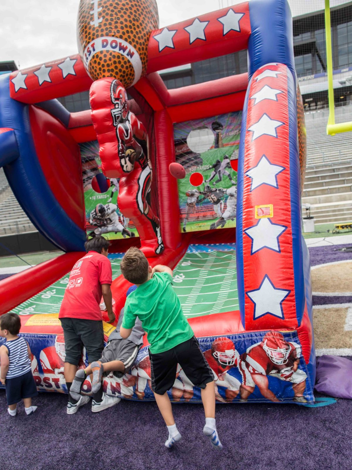 Football Throw Inflatable Game Rental · National Event Pros