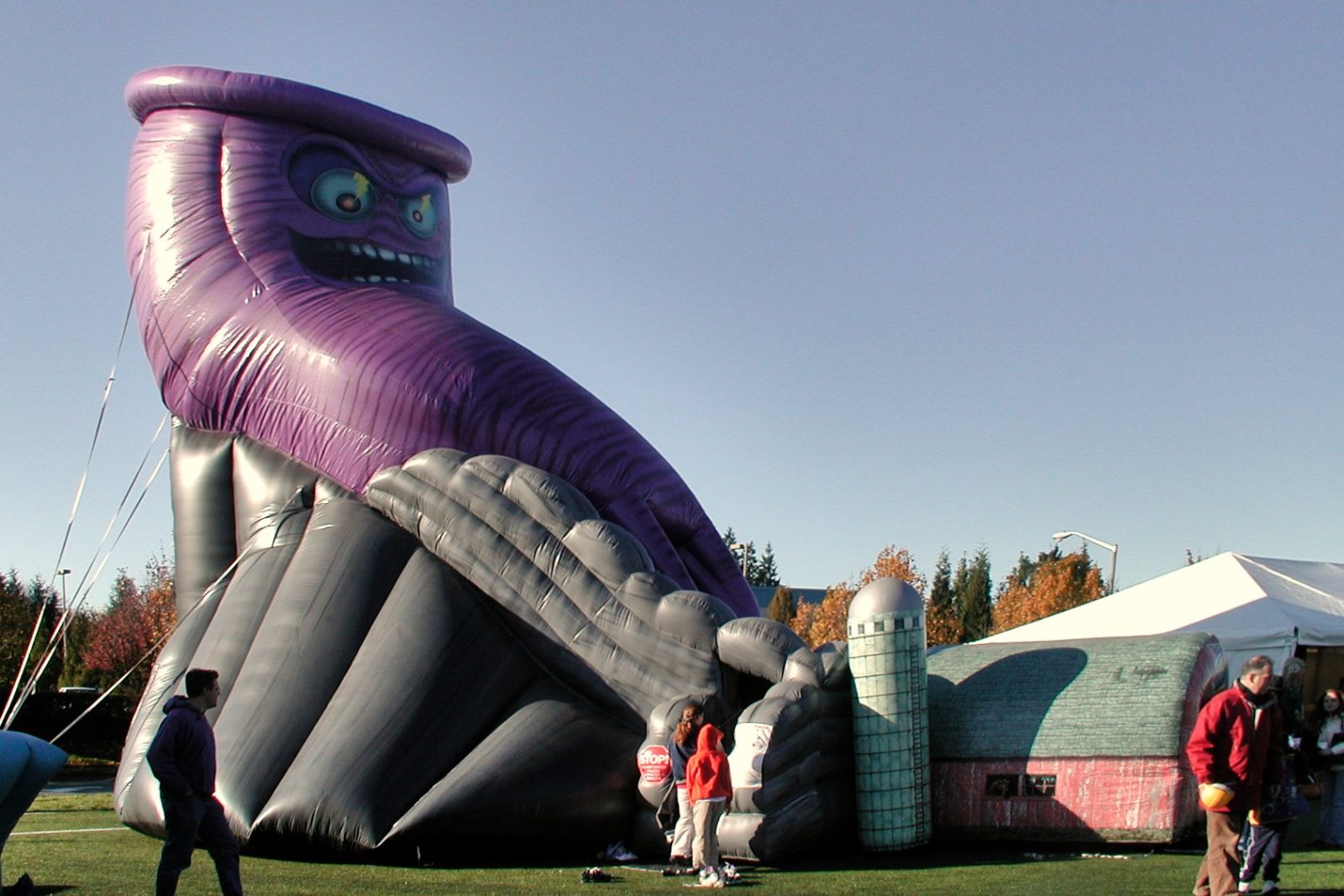 Twisted Twister tornado inflatable slide rental