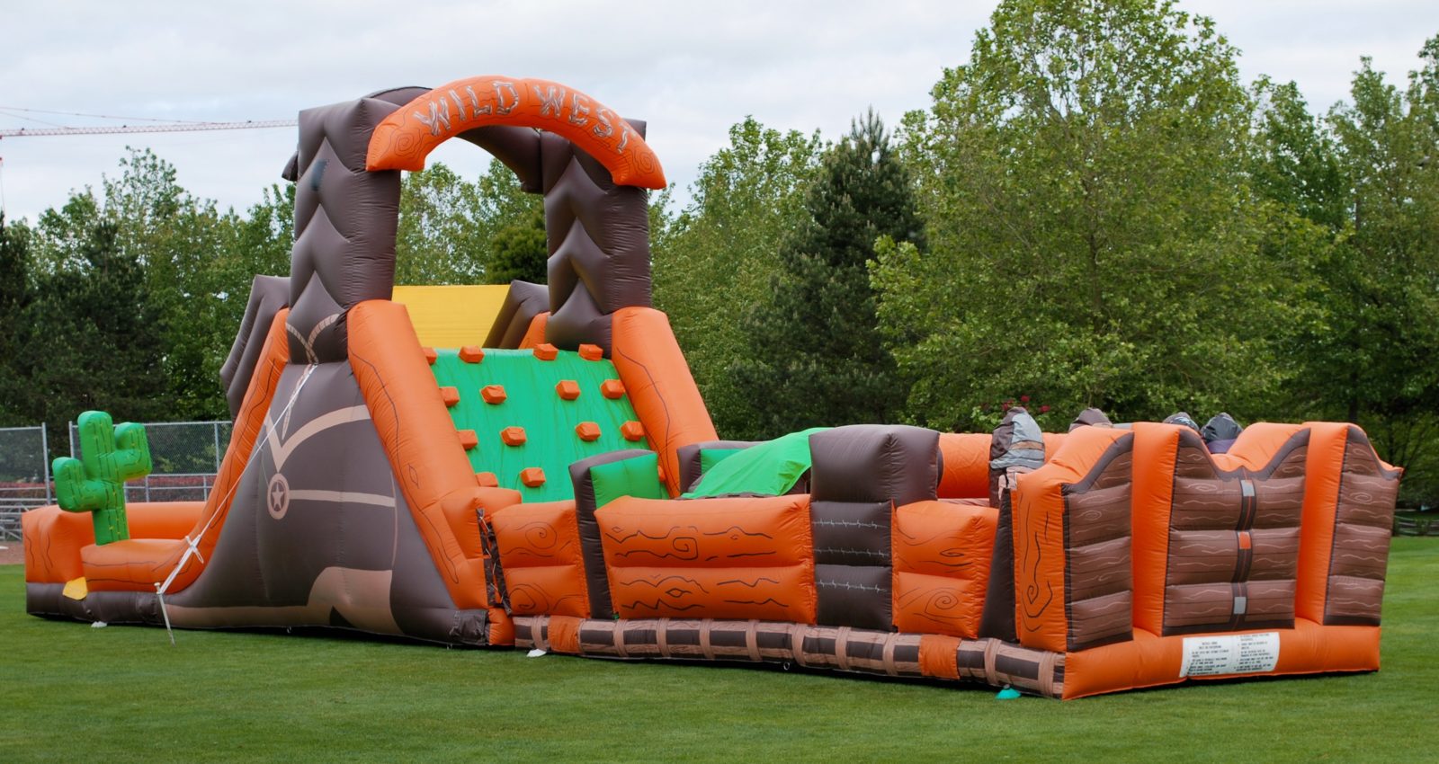 Wild West Inflatable Obstacle Course rental