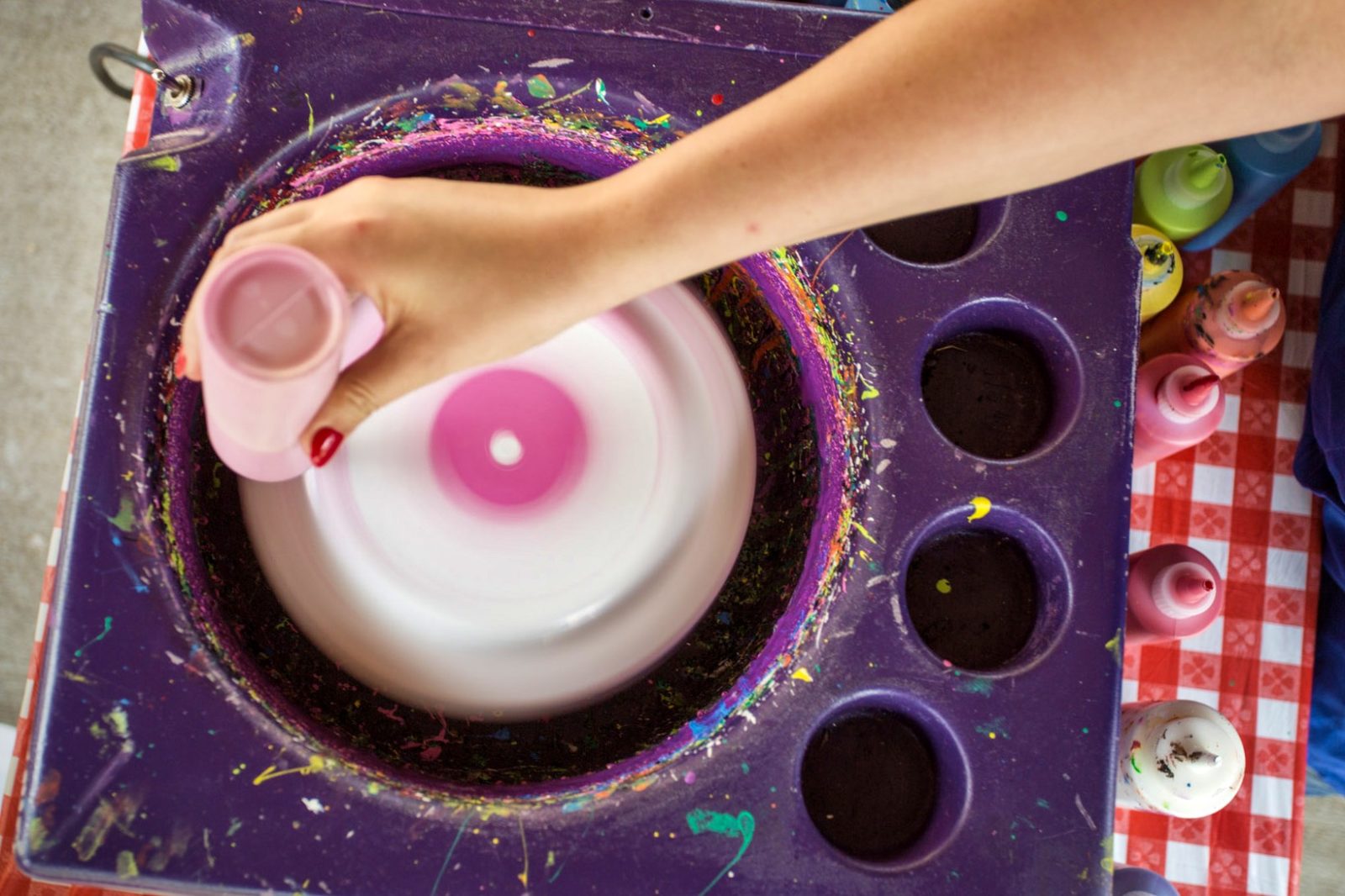 Spin Art Event Crafts