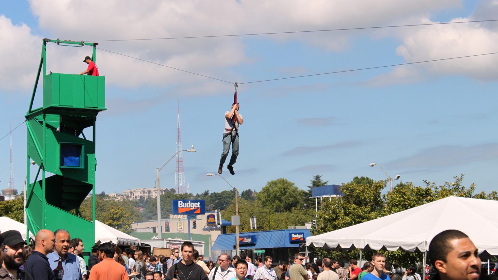 giant mobile zip line rental 