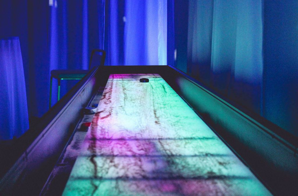 LED Shuffleboard Table Rental