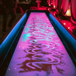 LED Shuffleboard Table Rental