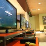 TV Screens with Gaming Equipment