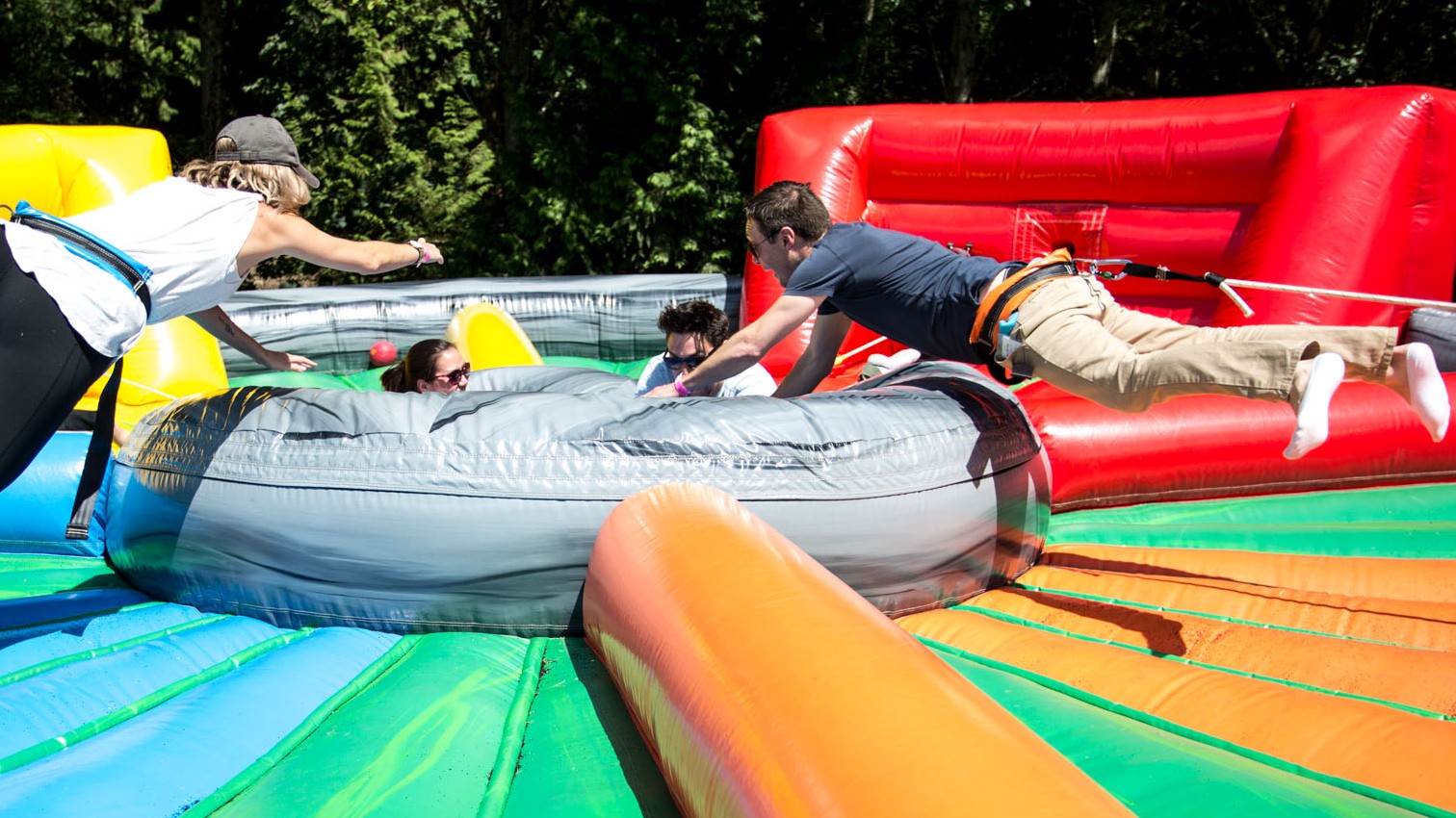 Giant Hungry Hungry Hippos inflatable game rental