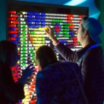 drawing with giant lite brite