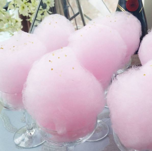 cotton candy for a high-end event