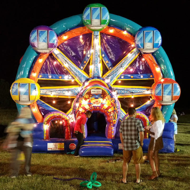 Ferris Wheel Themed Light-Up Bounce House Rental ...