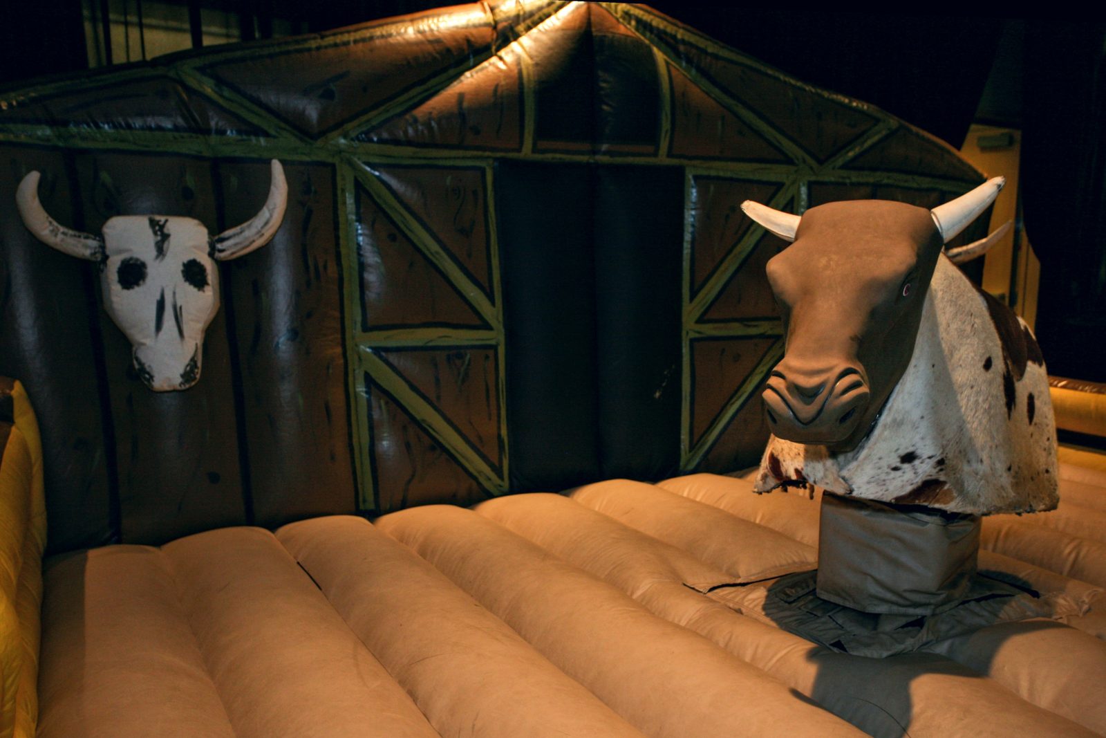 Mechanical Bull with Deluxe Western Corral