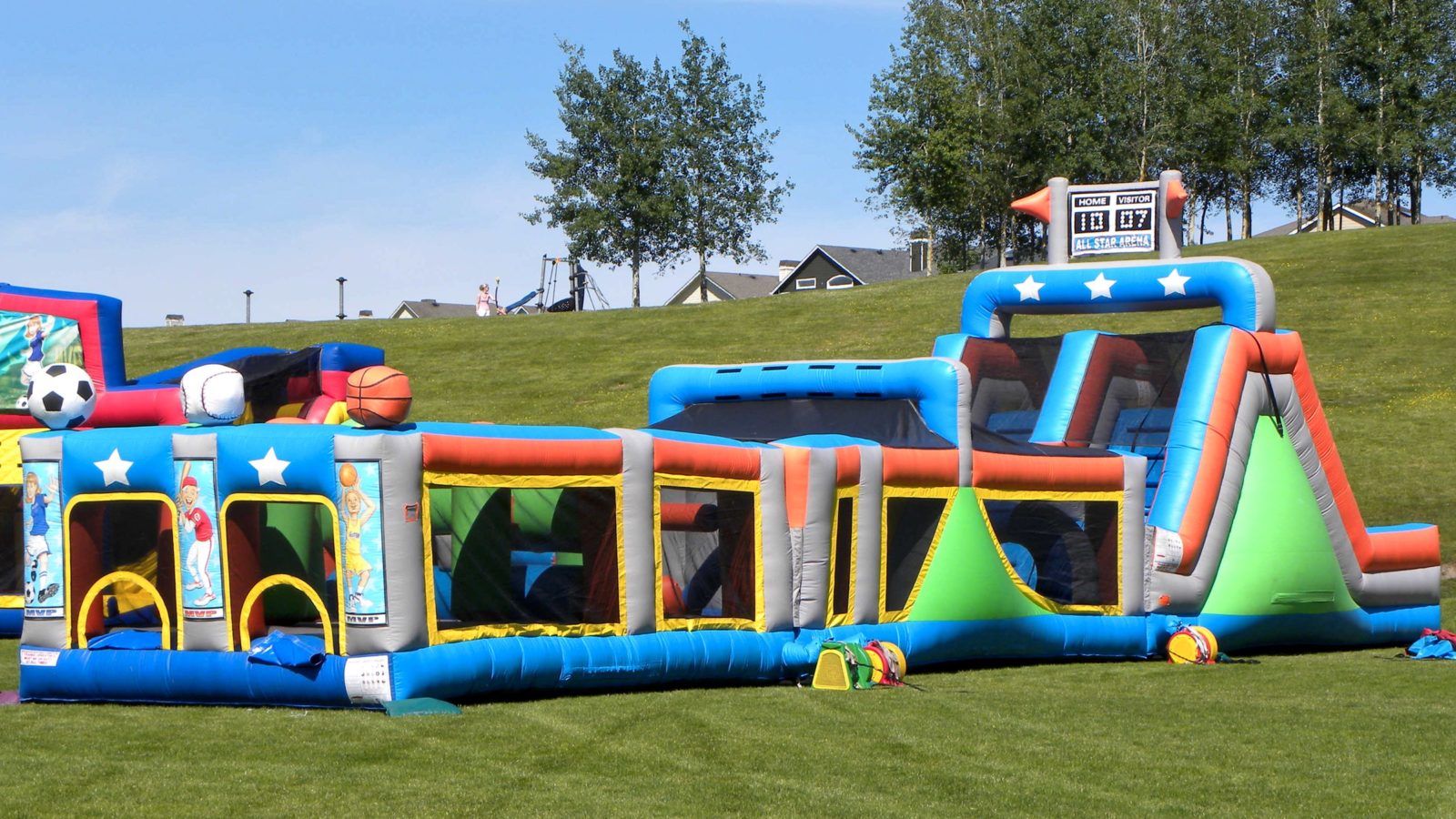 Mega Sports Arena Obstacle Course Rental · National Event Pros