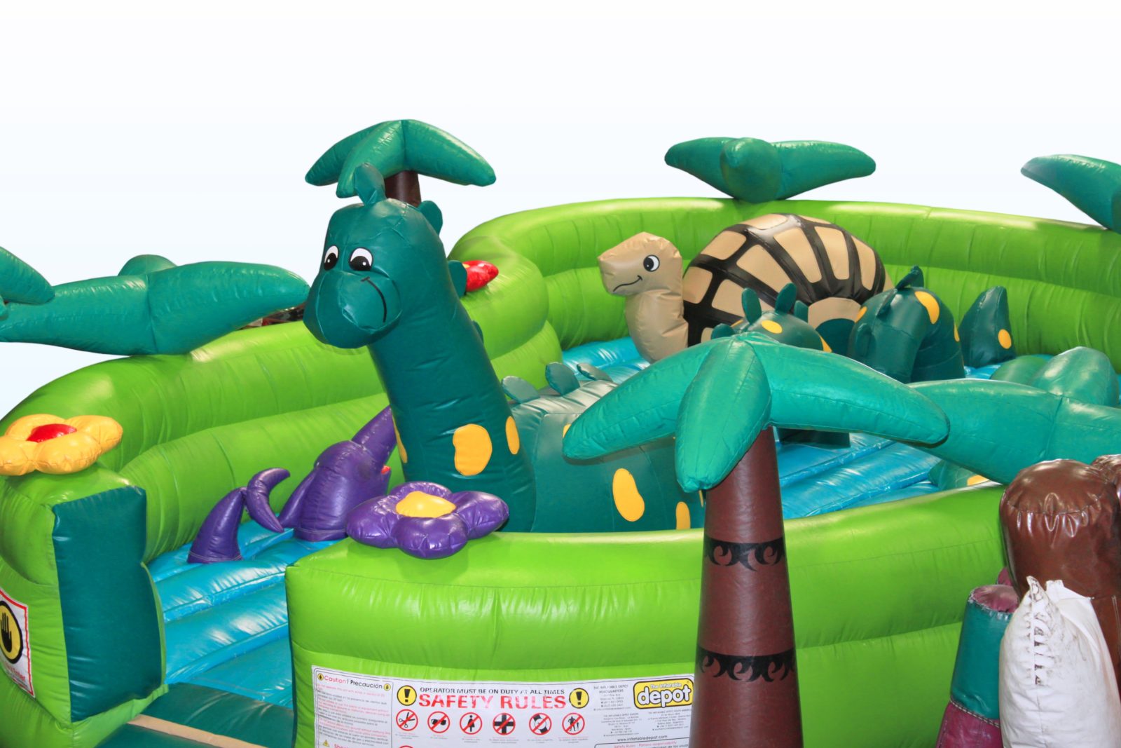 inflatable dino pool