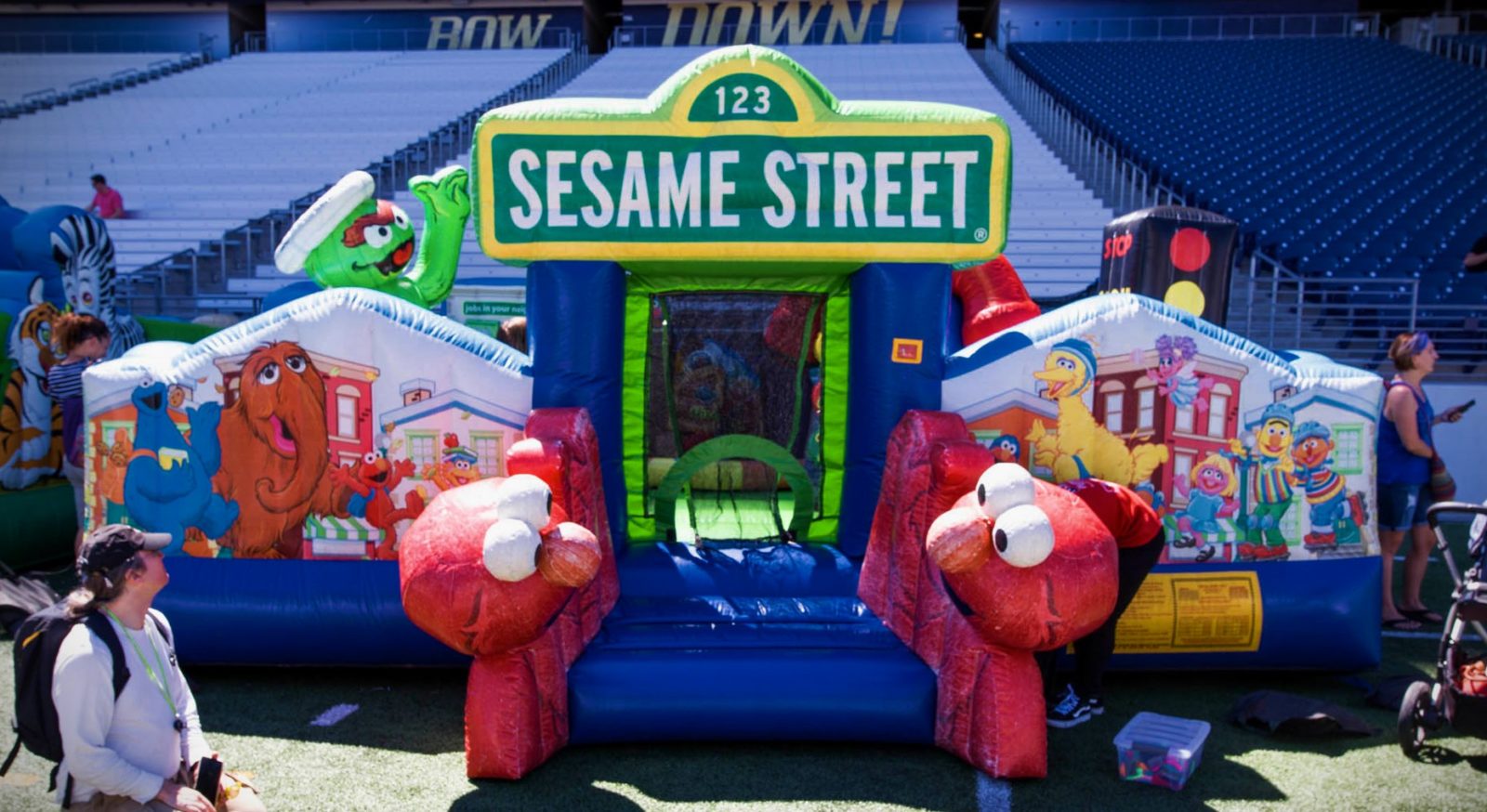 Sesame Street Learning Center · Toddler Bounce House Rental