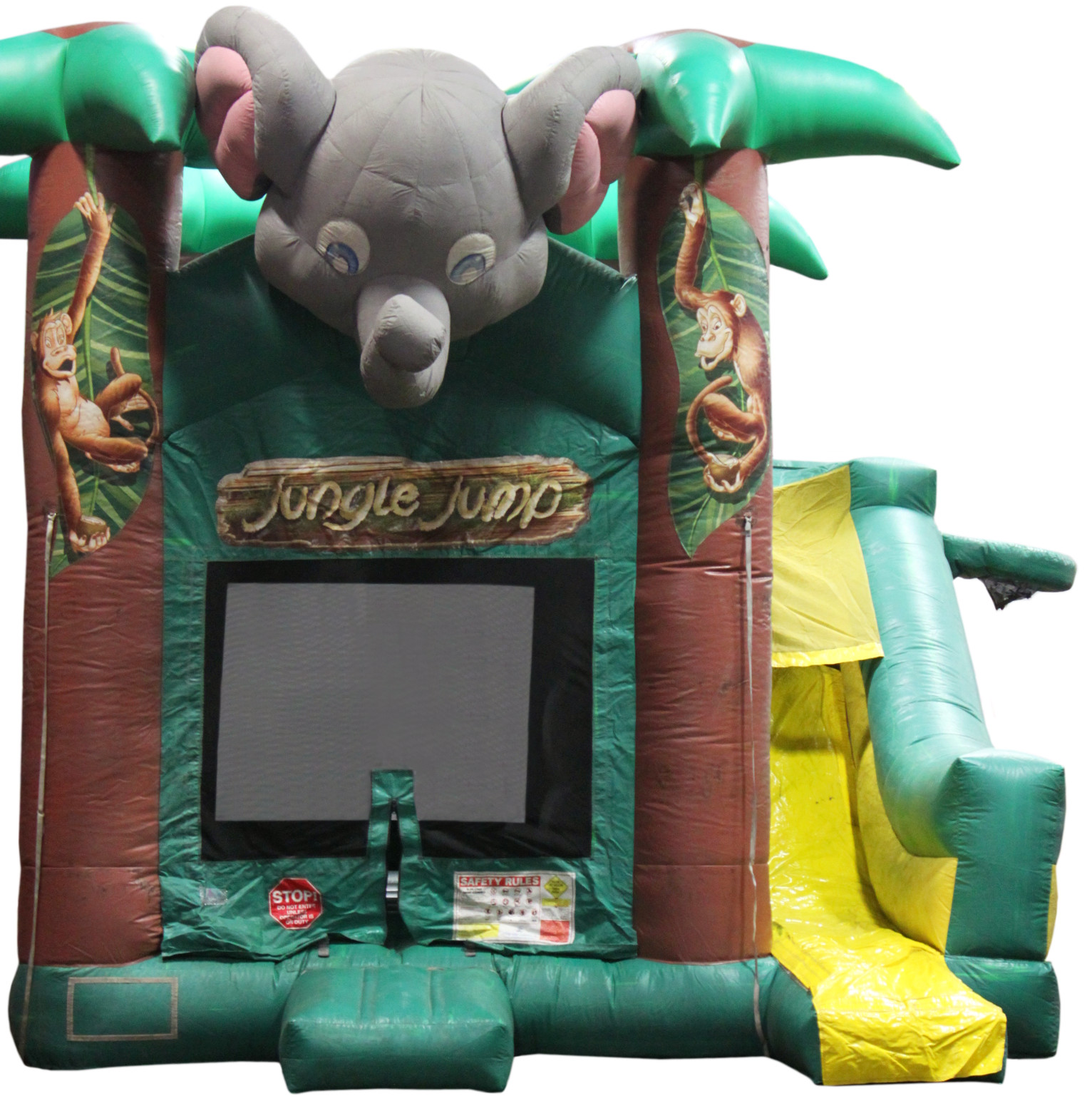 Jungle themed Bounce House