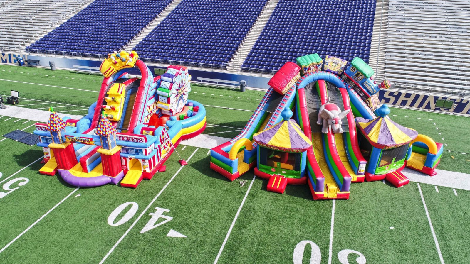 Midway Amusement Park Obstacle Course