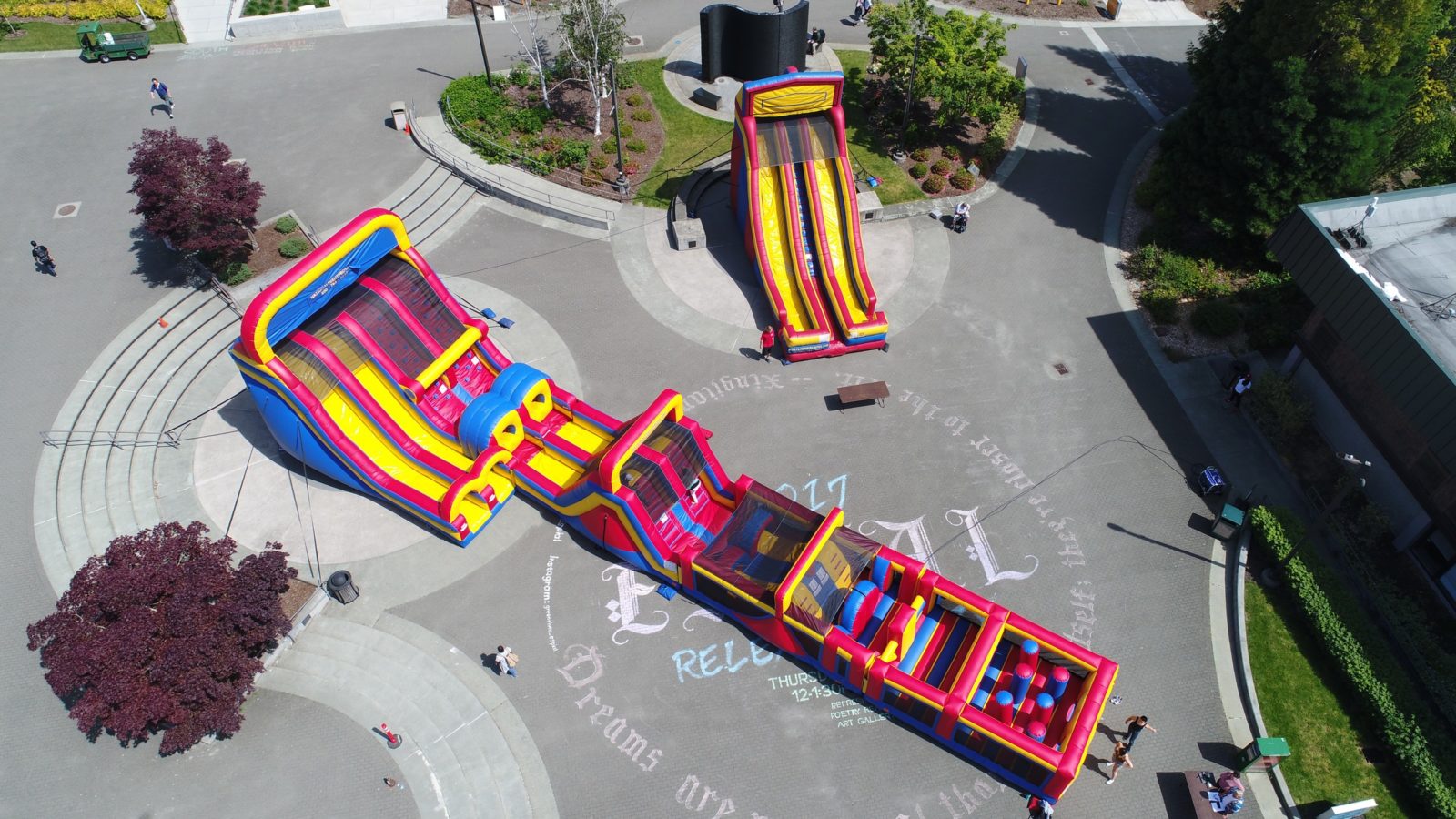 largest inflatable obstacle course