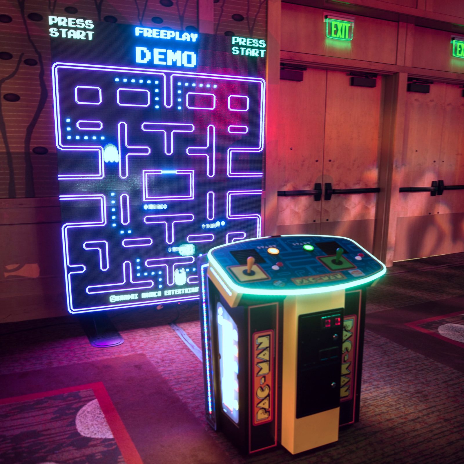 World s Largest Pac Man Arcade Game Rental National Event Pros