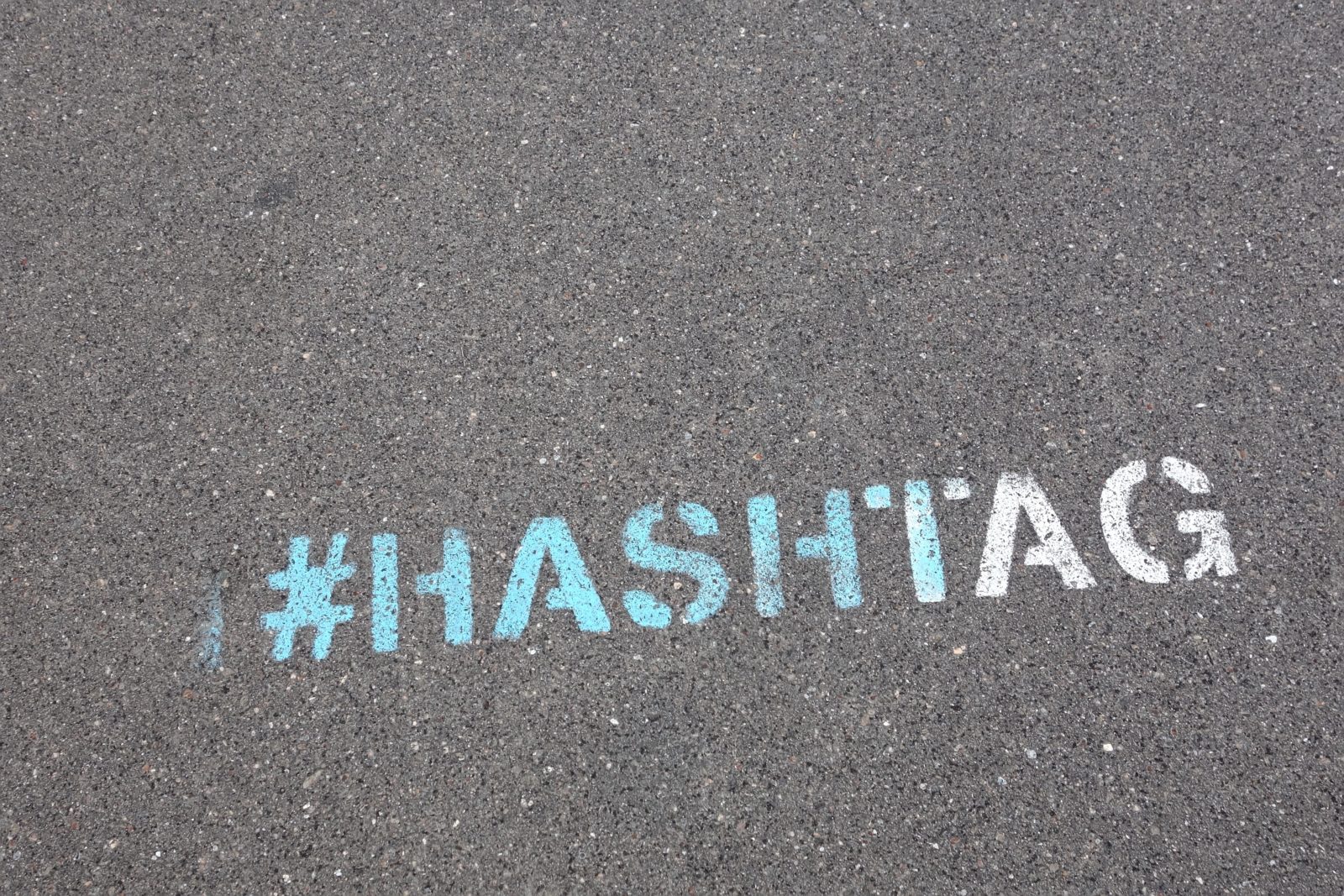 hashtag sidewalk chalk