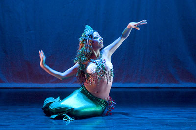mermaid stage performer