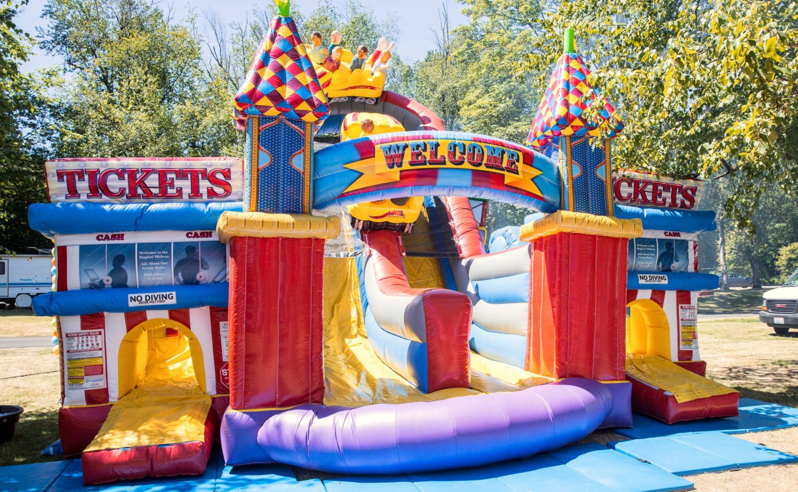 Midway Amusement Park Obstacle Course