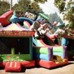 23′ Circus City Triple Lane Slide w/ Bouncers