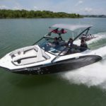 Motorboat and Wakeboard