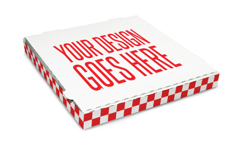 custom designed pizza box