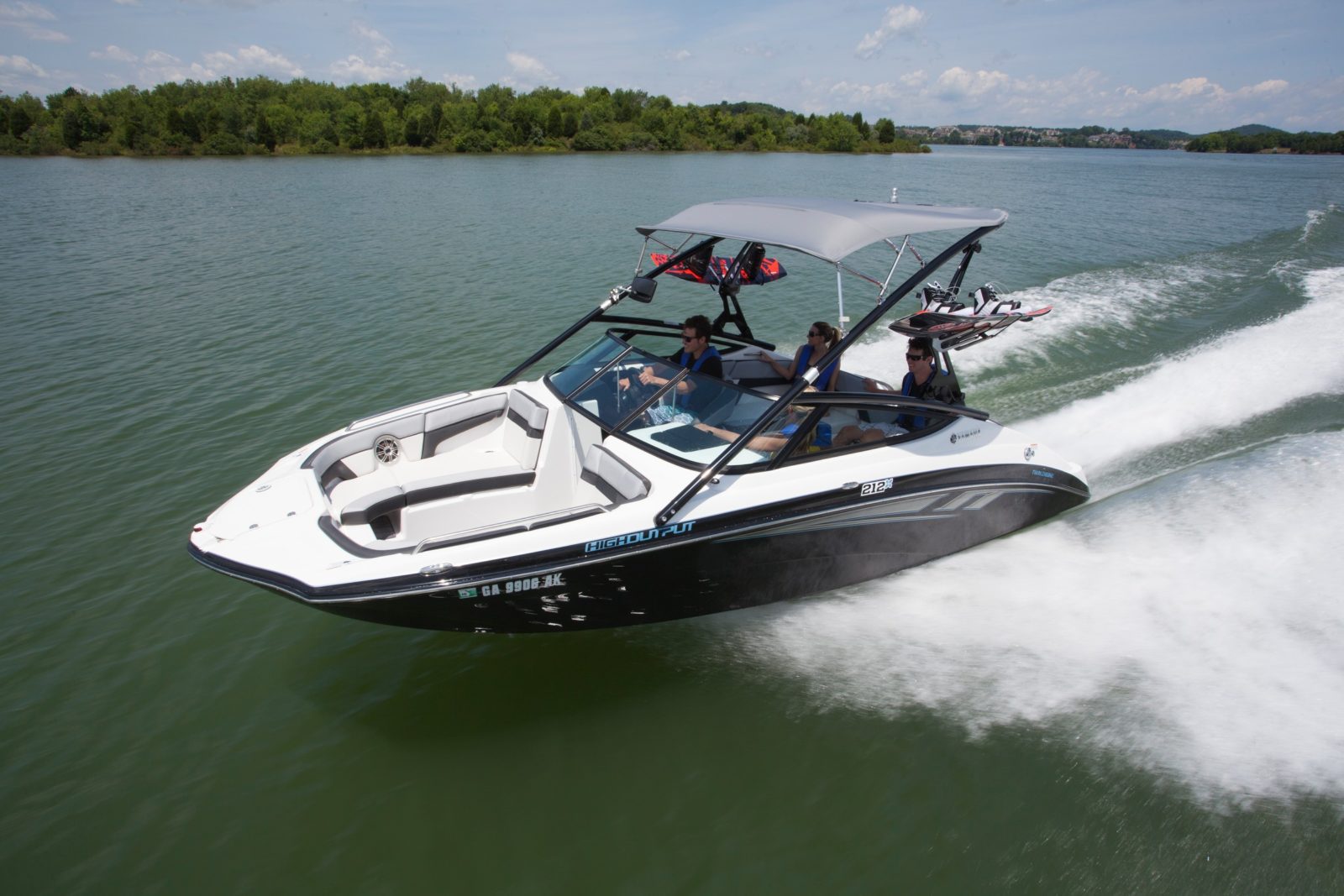 Motorboat and Wakeboard