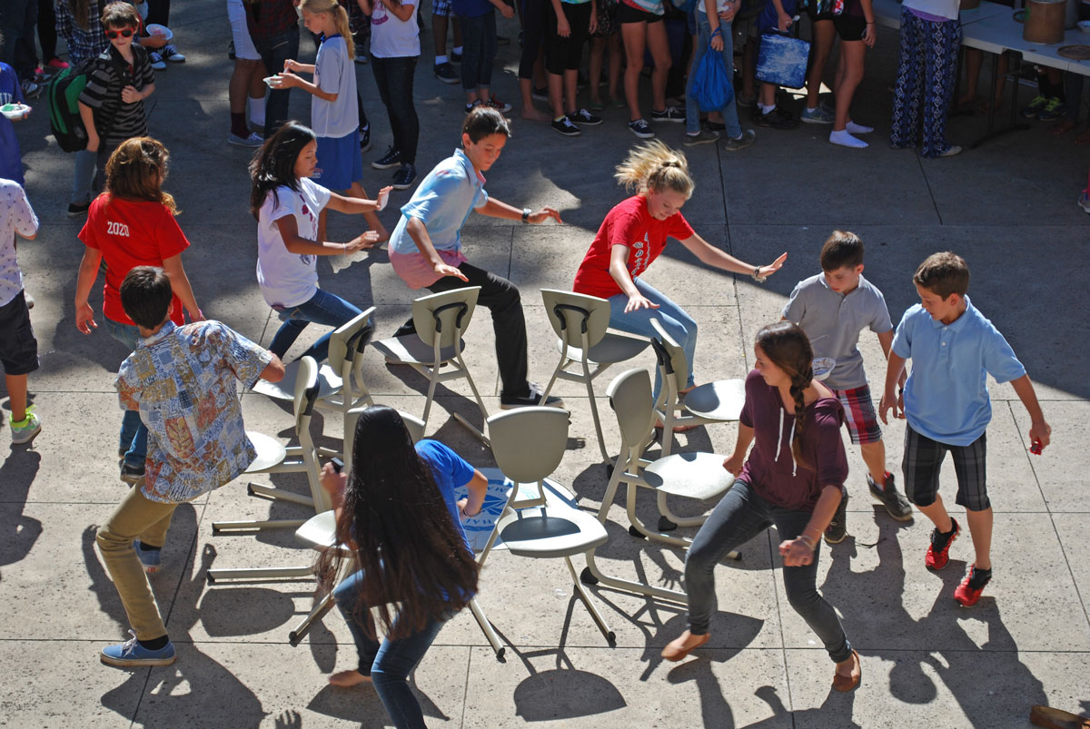 musical chairs party game