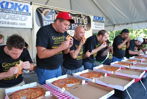 pizza eating contest