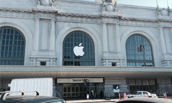 venue of Apple marketing event