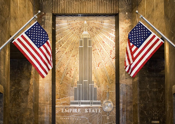 art deco at the Empire State Building