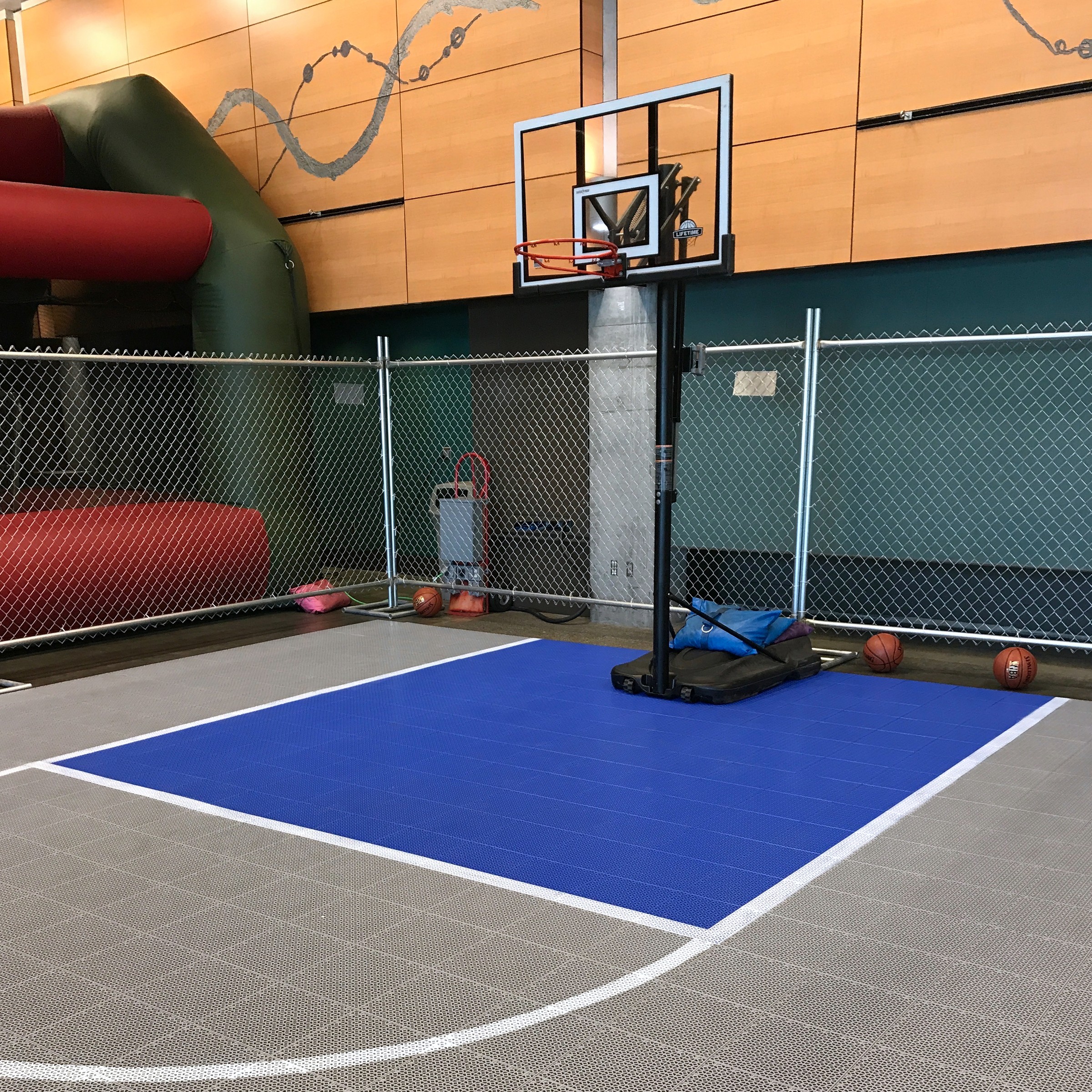 Portable Basketball Court Rental · National Event Pros