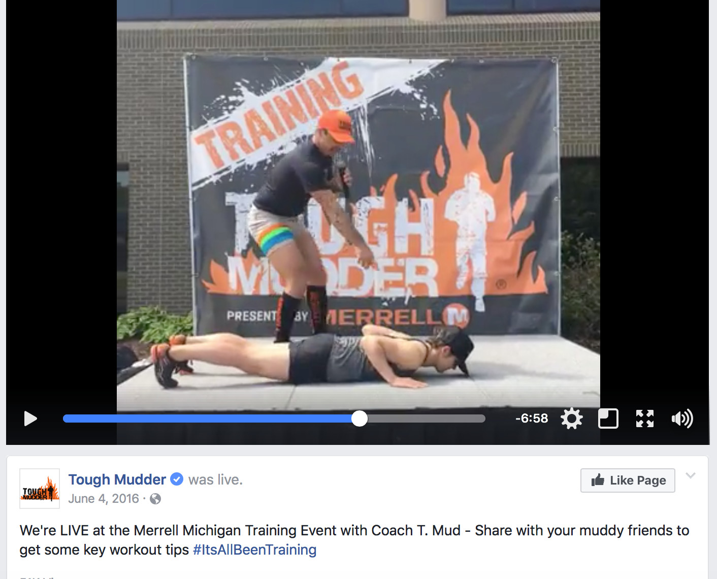 live streaming of Tough Mudder