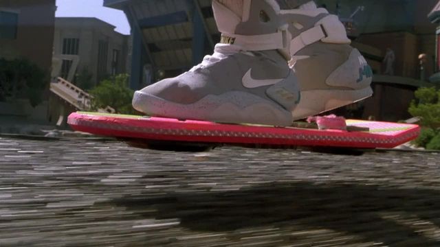 hoverboard in Back to the Future