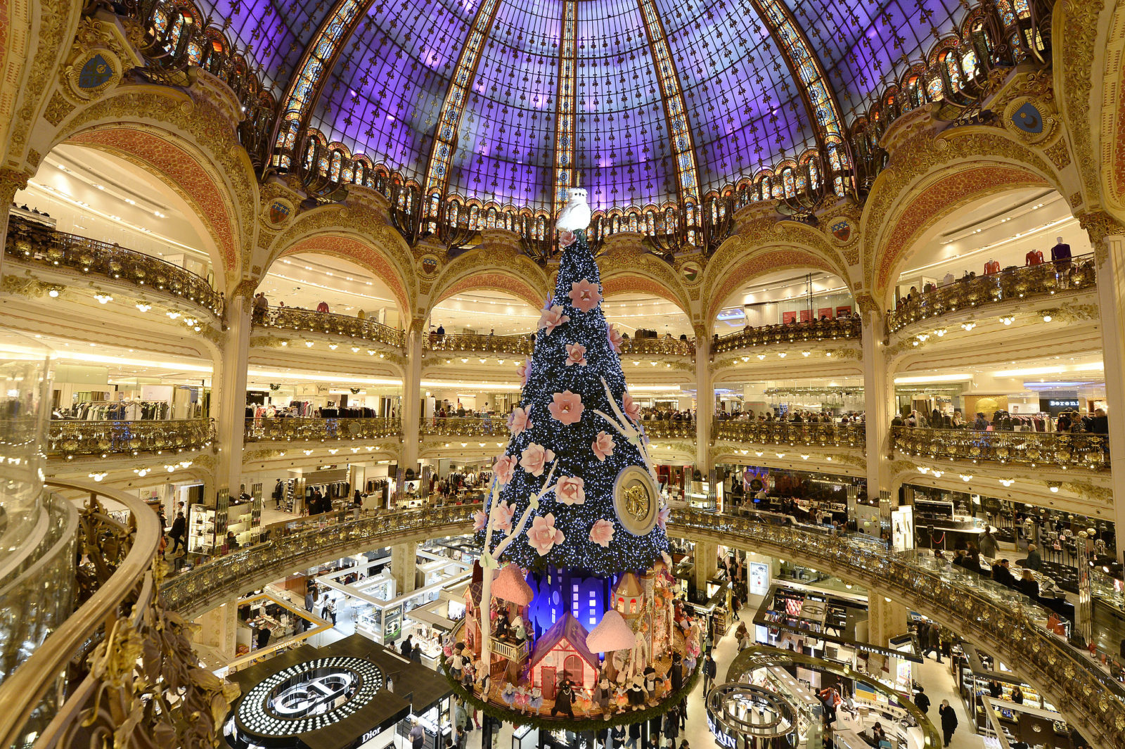 Paris France Christmas Tree