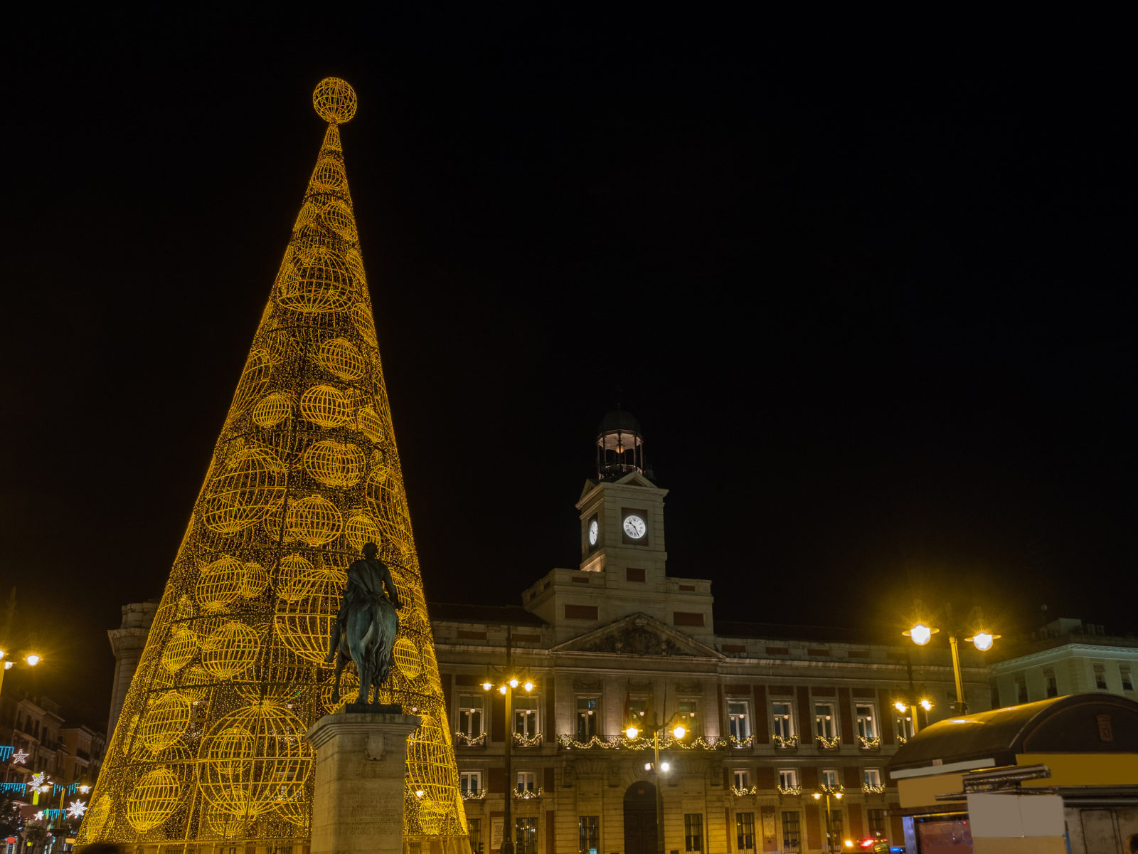 Madrid Spain Christmas Tree