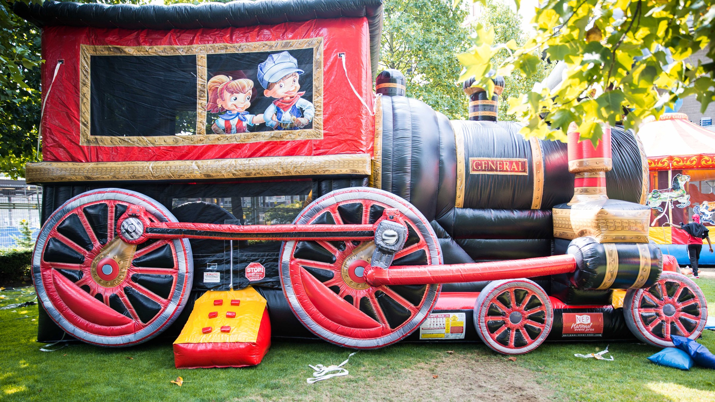 Train Engine Bounce House Rental National Event Pros