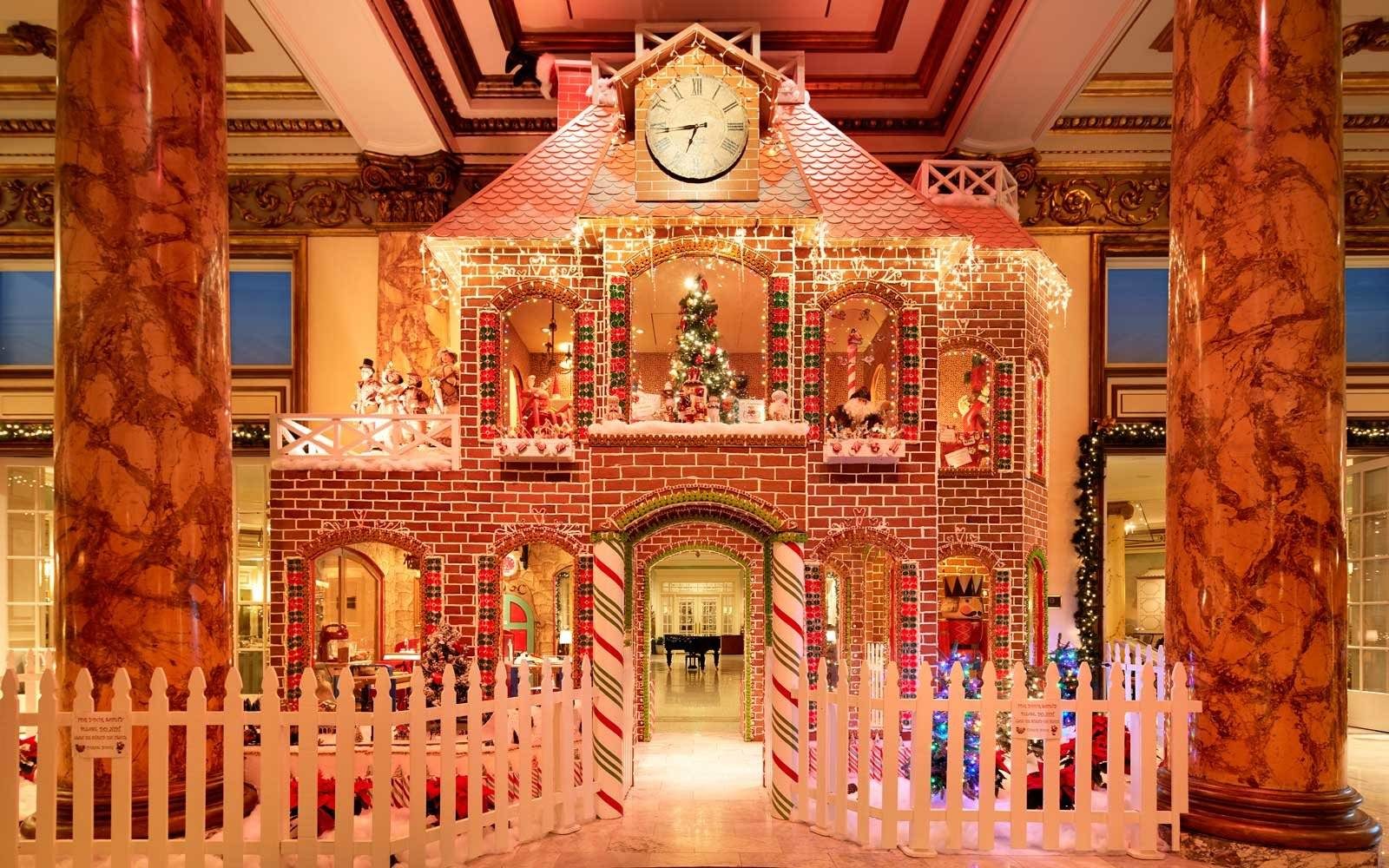 Two Story Gingerbread Mansion