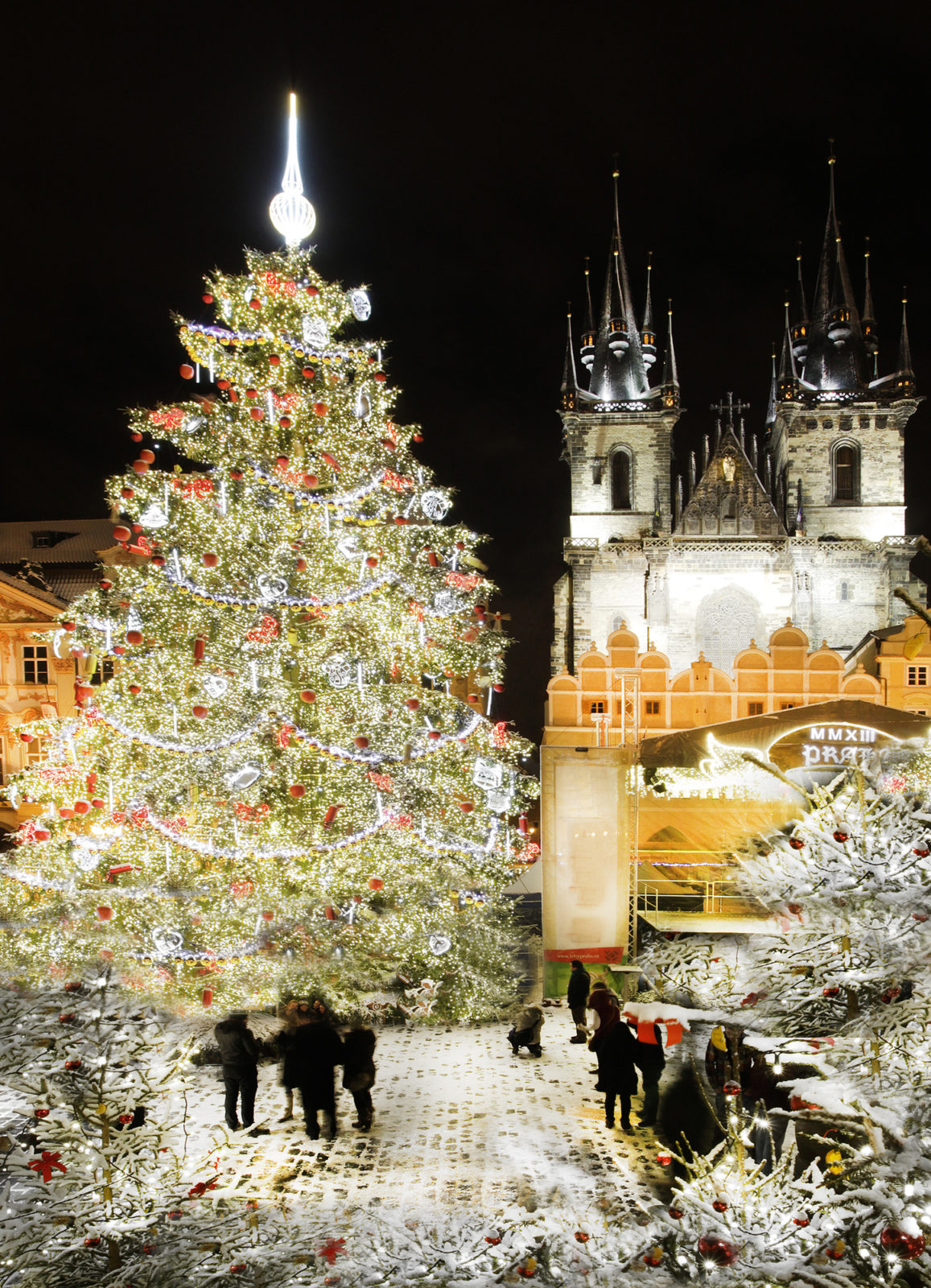 Christmas tree Prague 