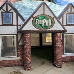 inflatable irish pub rental