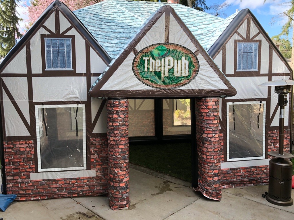 inflatable pub to rent