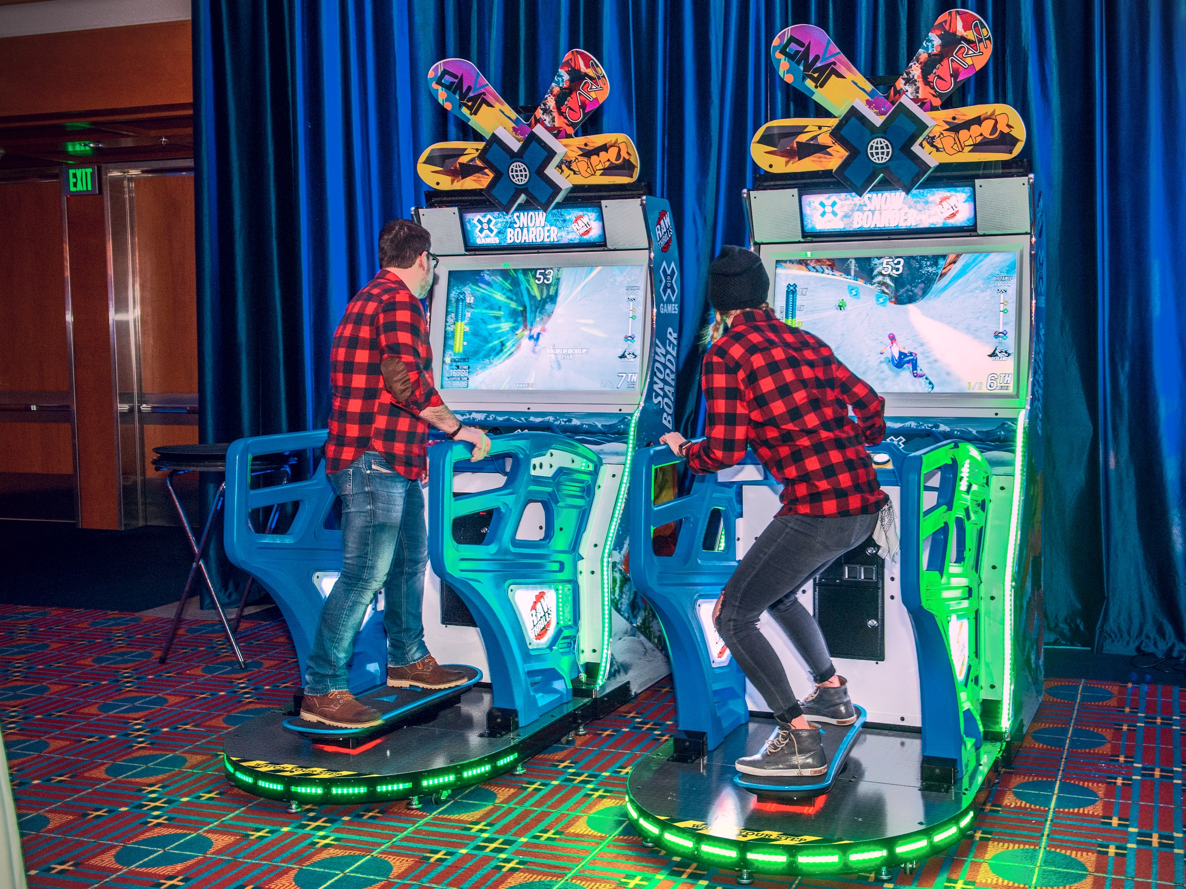 snowboard arcade game