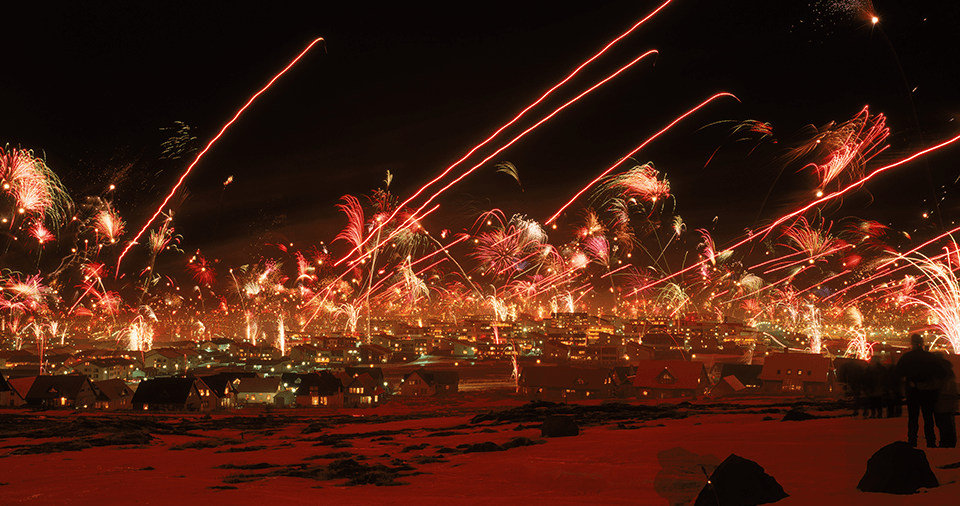 Fireworks in Bahamas