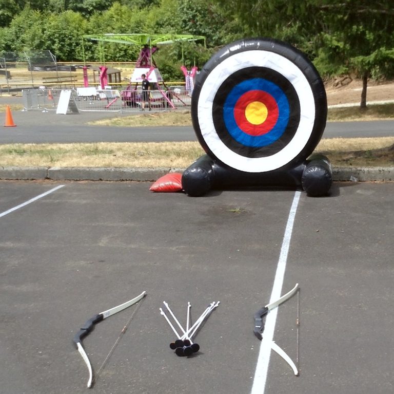 Velcro Archery Bullseye Target Game Rental · National Event Pros
