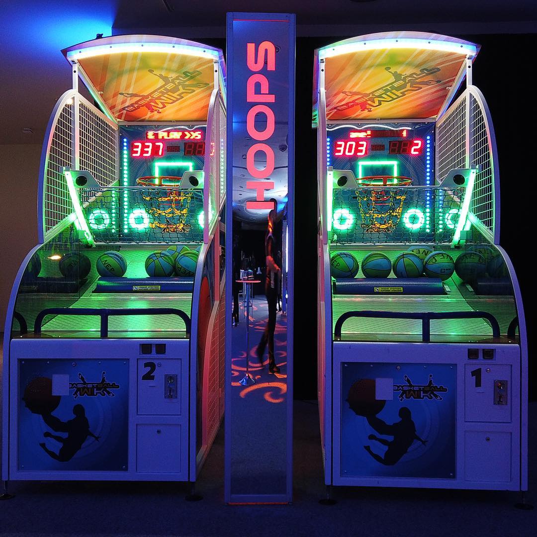 basketball arcade game rental